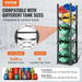 Refrigerant Tank Rack with 3 x 30lbs and Other 3 Small Bottle Tanks Cylinder Tank Rack 12.79x12.99x47.12 in Refrigerant Cylinder Rack and Holders for Freon. Available at Crazy Sales for $259.95