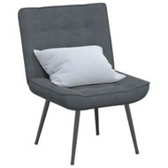 Detailed information about the product Relaxing Chair Dark Grey 64x74x84 cm Velvet