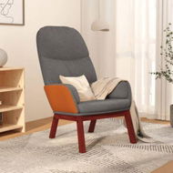 Detailed information about the product Relaxing Chair Light Grey Fabric