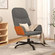 Detailed information about the product Relaxing Chair Light Grey Fabric