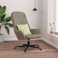 Detailed information about the product Relaxing Chair Light Grey Velvet