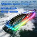 Remote Control Boat, Fast Speed Racing Boat with LED Light Modes for Kids Pools Lakes Water Play, Low Power Reminder & Water Sensing (Blue). Available at Crazy Sales for $39.95