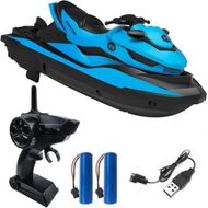 Detailed information about the product Remote Control Boat for All: High-Performance Motor Boat with Dual Motors, 2 Batteries, and Low Battery Prompt (Blue)