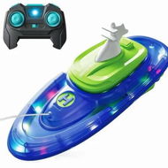 Detailed information about the product Remote Control Boat Water Spray RC Boats with LED Lights for Pool Lake,2.4GHz Speed Boat Toys Gifts for Boys Girls,Blue