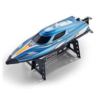 Detailed information about the product Remote Control Boats, Fast RC Boat with LED Lights, 2.4G RC Electric Speed Boats Pool and Lakes Toys for Kids, Blue