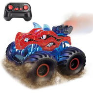 Detailed information about the product Remote Control Car, 2.4 GHz RC 4WD Monster Trucks for Boys Girls with Light and Sound, 2 Batteries,Dino Toys for Kids, Red