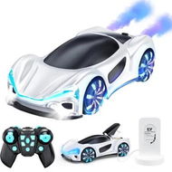 Detailed information about the product Remote Control Car, 2.4GHz 360 Degree Rotate RC Cars with Cool Lights, Music and Spray, Birthday Presents Gifts for Kids (White)