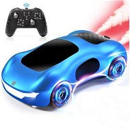 Detailed information about the product Remote Control Car, 2.4GHz Sunt Car with Cool Lighting and Spray,for Boys Girls Age 6 to 12 (Blue)