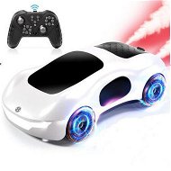Detailed information about the product Remote Control Car, 2.4GHz Sunt Car with Cool Lighting and Spray,for Boys Girls Age 6 to 12 (White)