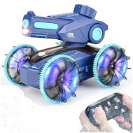 Detailed information about the product Remote Control Car Amphibious Gesture RC Cars for Kids, Waterproof 4WD RC Stunt Car with Lights, Water Shooting RC Tank Toys Gift for Boys Girls, Blue