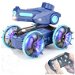 Remote Control Car Amphibious Gesture RC Cars for Kids, Waterproof 4WD RC Stunt Car with Lights, Water Shooting RC Tank Toys Gift for Boys Girls, Blue. Available at Crazy Sales for $39.95