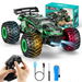 Remote Control Car Multi-Terrain RC Truck 2.4GHz 2WD 20KM/H Two Speed Remote Control Monster Truck with Headlight Truck Toys for Kid(Green). Available at Crazy Sales for $34.99