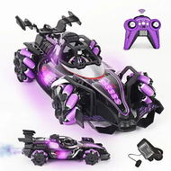 Detailed information about the product Remote Control Car Stunt Racing Car With Four-wheel Drive Light Spray Stunt Drift And Remote Control Versions,Christmas Birthday Gift Color Purple