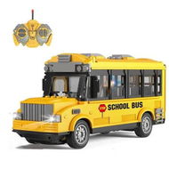 Detailed information about the product Remote Control Car Vehicles, 2.4G Opening Doors City Buses Toy Classic Vehicle, RC Car with LED Lights School Bus Toy, Gift for Boys and Girls