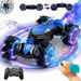 Remote Control Car with Cool Light, Spray Drift Hand Controlled Car, 2.4Ghz Rechargeable RC Car, Birthday Gifts for Boys 6-12 (Blue). Available at Crazy Sales for $34.95