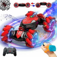 Detailed information about the product Remote Control Car with Cool Light, Spray Drift Hand Controlled Car, 2.4Ghz Rechargeable RC Car, Birthday Gifts for Boys 6-12 (Red and Black)