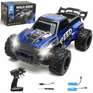 Detailed information about the product Remote Control Car,20 KM/H RC Truck,1:20 Scale All-Terrain Fast RC car,2.4GHz Rechargeable Remote Control Monster Truck,Birthday Gifts Toys Age3+