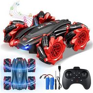 Detailed information about the product Remote Control Cars for Kids, All Directional Double Sided 360Â° Rotating 4WD RC Cars, Racing RC Stunt Cars Toy Christmas Birthday Gifts for Boys Girls (Red)