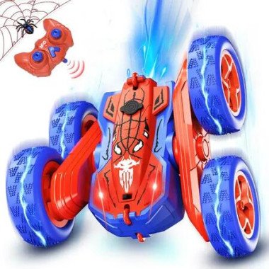 Remote Control Cars Spider Double Sided 360 Degree Flips Rotating 4WD Off Road Racing RC Stunt Car Toys for Kids