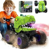 Detailed information about the product Remote Control Dino Monster Truck with Spray, Light and Music, RC Truck with 360 Degree Spins and Drifting, Remote Control Car for Boys Girls Green