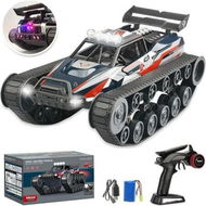 Detailed information about the product Remote Control Drift 4 Wheel Drive Off-Road Vehicle Tracked Armored RC Chariot Model Large Alloy Spray Remote Control Tank Toys To Boy Gifts