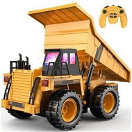 Detailed information about the product Remote Control Dump Truck Toy - 2 Rechargeable Batteries RC Trucks 9 Channel with Lights & Sounds,Construction Vehicles Gift for Kids Boys Girls Age 3+