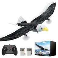 Detailed information about the product Remote Control Eagle Plane RTF Airplane with 2 Batteries, Propeller, and 6-Axis Gyro Stabilizer for Easy Flying by Beginners, and Kids