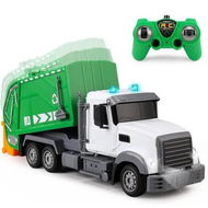 Detailed information about the product Remote Control Garbage Truck Toys, 6 Channel RC Waste Management Garbage Truck, 2.4Ghz Recycling Trash Truck Toys for Boys and Girls