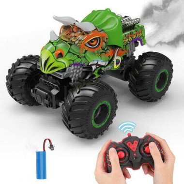 Remote Control Monster Truck RC Car Toys with Music Lights for Kids Birthday for Boys