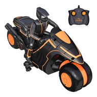 Detailed information about the product Remote Control Motorcycles, 360 Degree Spinning Action Rotating Drift Stunt Motorbike 2WD High Speed Rc Motorbikes for Kids Boys Age 5 Up , Orange