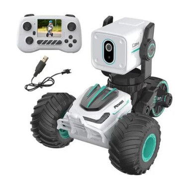 Remote Control Off-Road Car Voice Conversation Rc Vehicle with 720p Real Time Video Camera Truck Photography Toy for Toddlers Boys Perfect Birthday