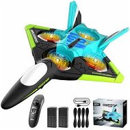Detailed information about the product Remote Control RC Plane 2.4Ghz Foam Airplanes Helicopter Quadcopter for Kids Toys,Spinning Drone,Gravity Sensing,Stunt Roll,Cool Light,Gifts for Kids