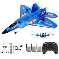 Detailed information about the product Remote Control Ready-to-fly F-22 Airplane Raptor with advanced 2.4Ghz technology for precise control & long range,Stable 6-axis,Bright LED light strip-Perfect Gift idea