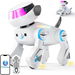 Remote Control Robot Dog, Programmable Smart Robotic Dog with Bluetooth and LED Eyes, Dancing Rechargeable Interactive Robot Puppy Toy for Kids (White). Available at Crazy Sales for $49.95