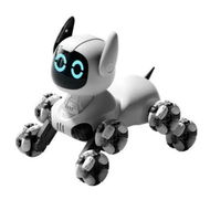 Detailed information about the product Remote Control Robot Dog Toy, Smart Robot Dog for Kids, Interactive Dancing and Sound, RC Stunt Robot Toys with LED Eyes, for Boys and Girls Gifts,White