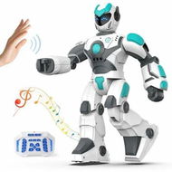 Detailed information about the product Remote Control Robot Toy Smart Gesture Sensing Rechargeable Programmable Robot Walking Dancing Singing Chirstmas Gift for 3-15 Years Old Boys(White)