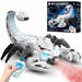 Remote Control Scorpion Toy,Robot Scorpion with 2.4 GHz Remote Controller,Stunt Robot with Spray Lights Music Gift for Boys Girls Ages 3+(White). Available at Crazy Sales for $29.99
