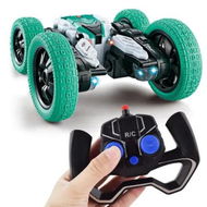 Detailed information about the product Remote Control Stunt Car, 2.4 GHz, 4 Wheel Drive, 360 Degree Rotation/Double Sided Rotation, Gifts Toy Cars for Kids 4-12 Years Old (Green)