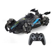 Detailed information about the product Remote Control Stunt Car with Lights and Fine Fog, Four-Wheel Drive RC Stunt Vehicle with Music, Toy Car for Kids, Birthday, Halloween for Boys