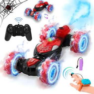 Detailed information about the product Remote Control Stunt Cars Toys 360 Degree Rotating 4WD 2.4GHz Gesture Sensing Rc Car with Spray Lights Music for Kids