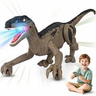 Detailed information about the product Remote Control Toys for Kids,2.4GHz Remote Control Dino with Walking,Realistic Sounds,Demo Mode,Rechargeable Jurassic Toys for Birthdays,Parties Age3+