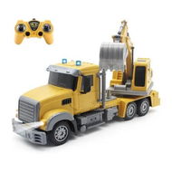 Detailed information about the product Remote Control Truck Excavator Toy, RC Truck Excavator with Lights and Sounds, 2.4Ghz 7 Channel Remote Control Construction Vehicle Toy for Boys Girls Birthday Gifts