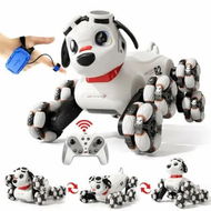 Detailed information about the product Remotete Control Robot Dog Toy 360 Degree 8WD Gesture Sensing RC Stunt Car with Light and Music Toys Birthday Gifts for Boys Ages 8-12
