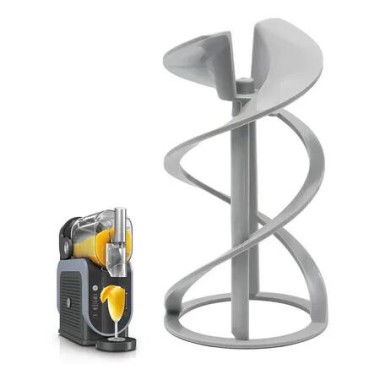 Replacement Auger for Ninja Slushie FS301 and FS300, Fill Machine Part, Compatible with Ninja Slushie Cups, Bags, Mixes and Blender Replacement, Grey