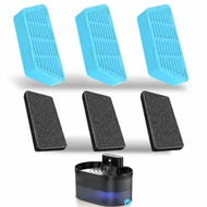 Detailed information about the product Replacement Cat Water Fountain Filters,2.2L Automatic Pet Water Fountain Replacement Filters and Sponges(3 Pack)