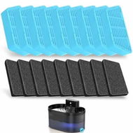 Detailed information about the product Replacement Cat Water Fountain Filters,2.2L Automatic Pet Water Fountain Replacement Filters and Sponges(9 Pack)