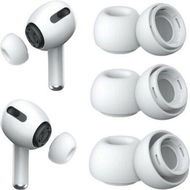 Detailed information about the product Replacement Ear Tips For AirPods Pro With Noise Reduction Hole - 3 Pairs (S/M/L White).