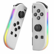 Detailed information about the product Replacement for Switch Controller,Compatible with Switch Controllers With RGB LEDSupport Wake-up/Screenshot (White)