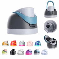 Detailed information about the product Replacement Lid for Owala Freesip,Compatible with Owala Cup,One Button Water Bottle Top Lid Replacement Accessory,Leakproof,BPA-Free (Graylish Blue)