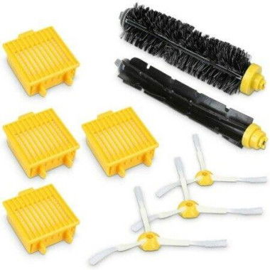 Replacement Parts Compatible With Roomba - 700 Series 9-Piece Spare Part With 4 Filters 3 Side Brushes Extractor